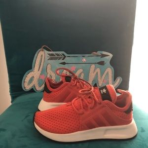 Adidas orange sneakers